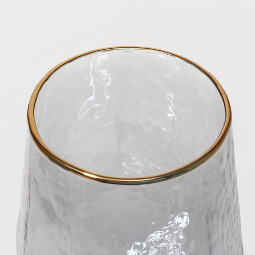 Бокалы для вина Magistro «Дарио», 500 мл, 10×25 см, стекло, набор 2 шт., графитовые