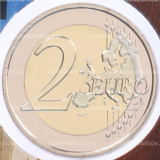 2 евро 2025 года Мальта Мальтийские стены  Мдина (в буклете)