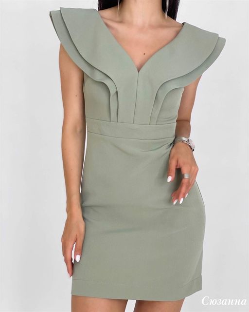 Платье Сюзанна (фисташковый) - Nadi bordo фото 2