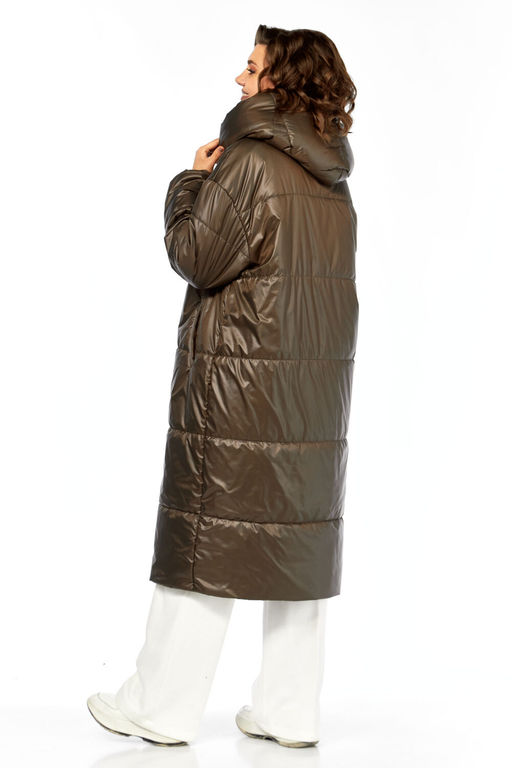 Пальто Diamant 2132 шоколад фото 5