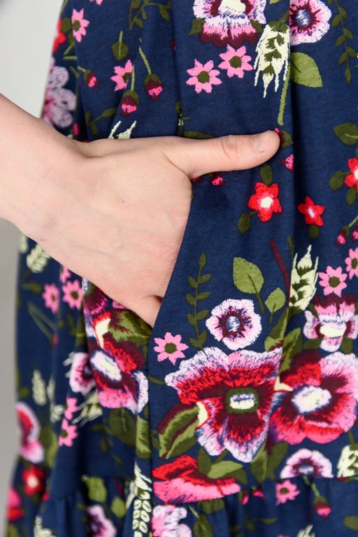 Платье женское из кулирки Зарема малиновый - Амадэль фото 3