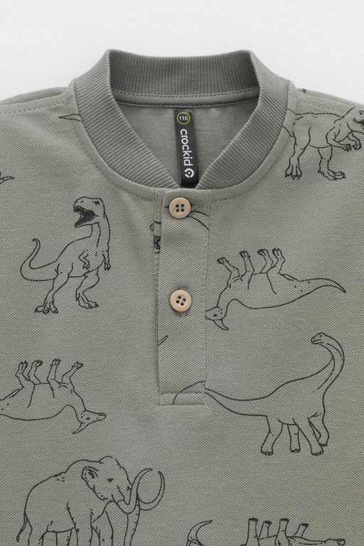 КР 302706-1/зеленый чай,динозавры к554 фуфайка (футболка) для мал - Crockid фото 4