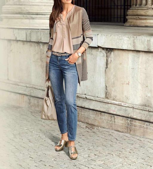 Кардиган, серый - Patrizia dini фото 5