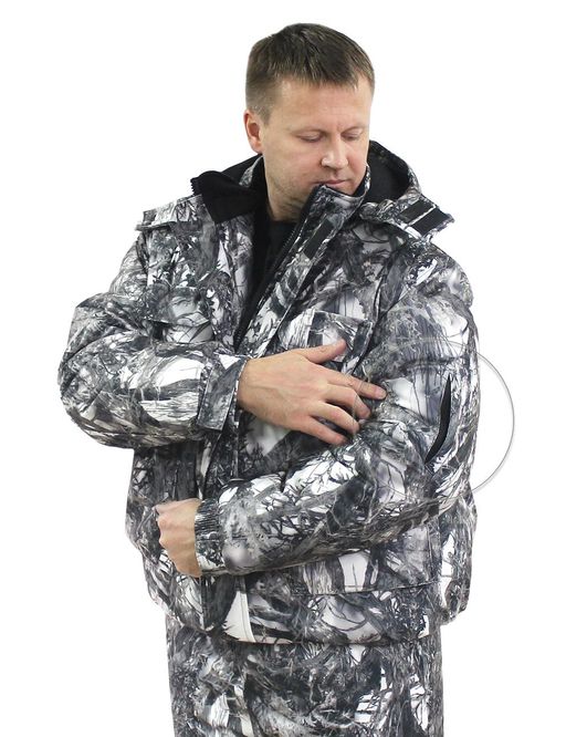 Костюм зимний HUNTER тк.Алова цв.Белый Лес