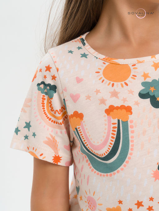 Костюм Лето изумруд-радуга бохо - Sovalina фото 10