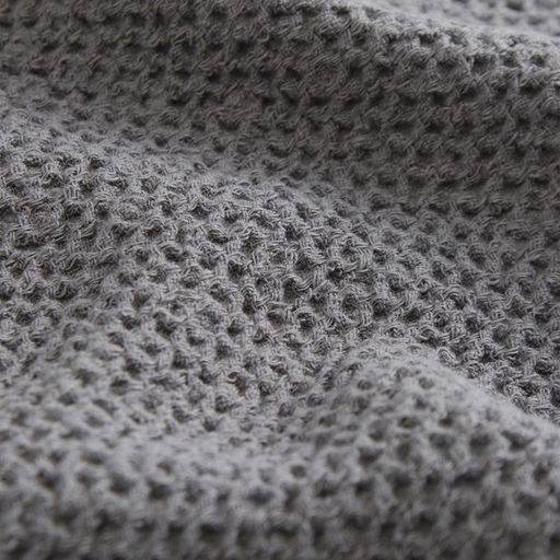 Полотенце кухонное SL HOME Linen, серое, однотонное, 38×65 см