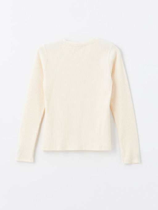 Bisiklet Yaka K?z ?ocuk Ti??rt