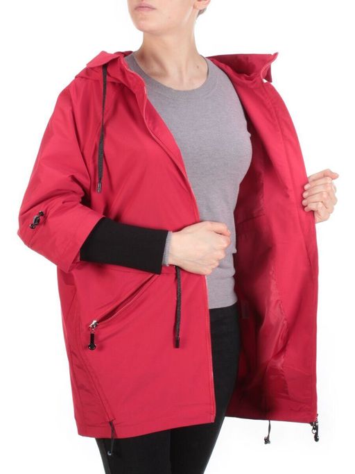 FY-227 CRIMSON Ветровка женская АЛИСА (65% хлопок, 35% полиэстер) - Fashion фото 8