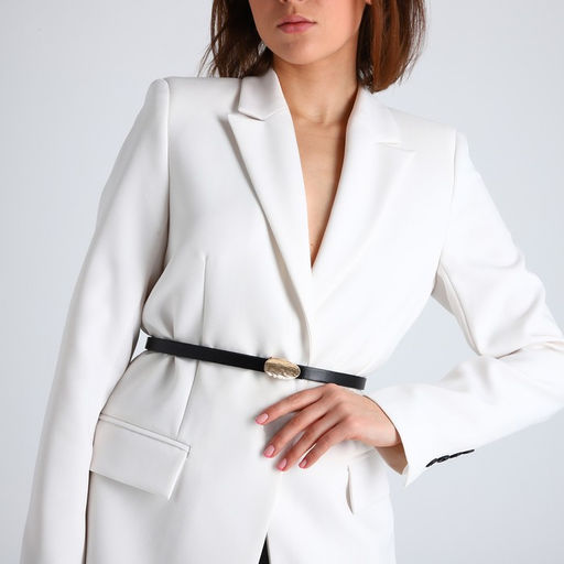 Ремень женский, ширина 1.4 см, пряжка металл, цвет чёрный - Simaland фото 3