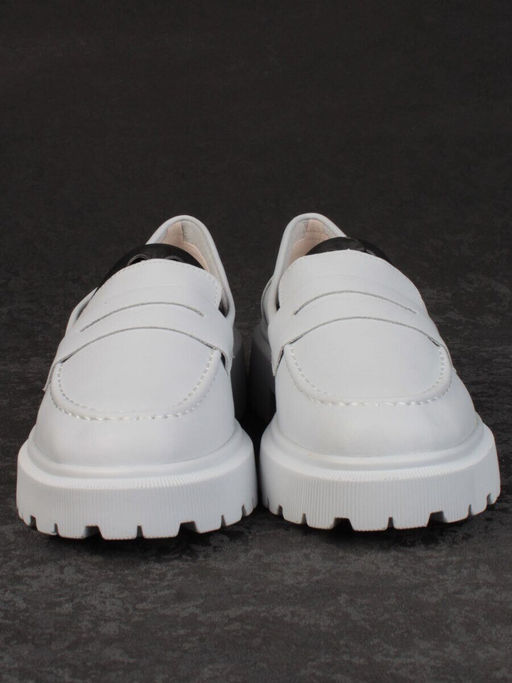 03-PDD178-5 LT. GRAY Полуботинки женские (натуральная кожа)