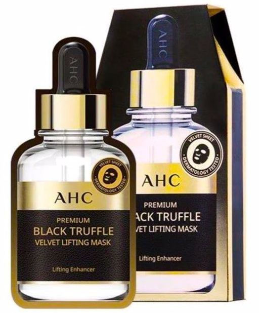 AHC Premium Black Truffle Velvet Lifting Mask, 30ml*1ea - Бархатная лифтинг-маска с чёрным трюфелем