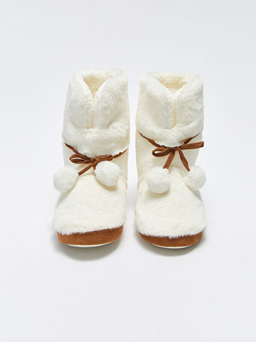 Ponpon Detayl? Pel?? Kad?n Ev Botu - Waikiki фото 3