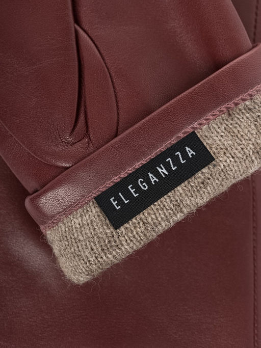 Перчатки женские 100% ш IS0190 garnet