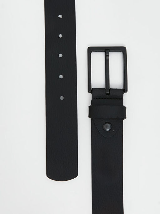 Deri G?r?n?ml? Erkek Kemer