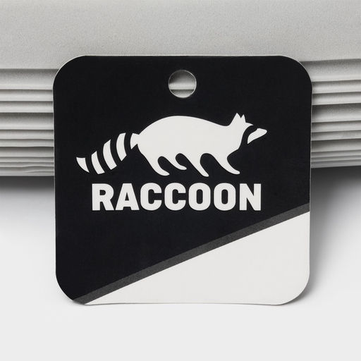 Швабра для мытья пола PVA Raccoon, со складным отжимом, насадка 28×6 см, стальная ручка с 3 секциями 130 см