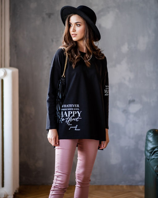 Лонгслив из футера с печатью LPP005 - Sahar art lab фото 6