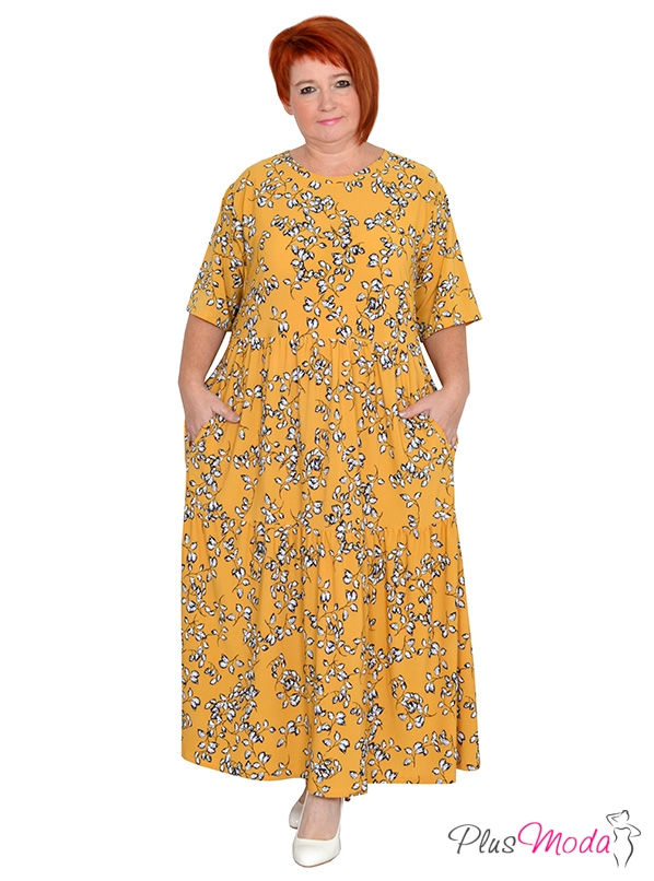 Платье Модель №1117 размеры 44-84 - Plusmoda фото 2
