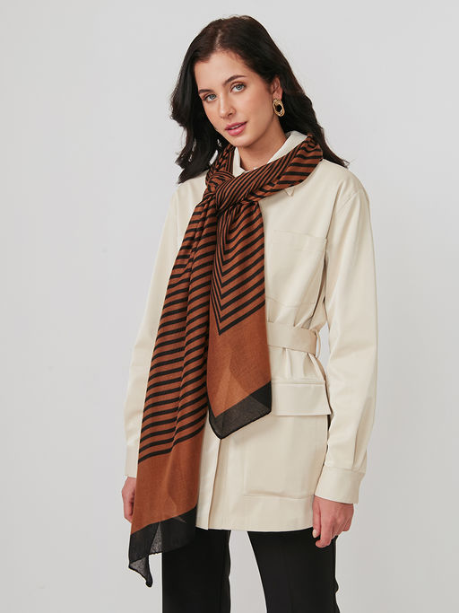 Большой, мягкий, тонкий и очень нежный двусторонний палантин - Tantino фото 5