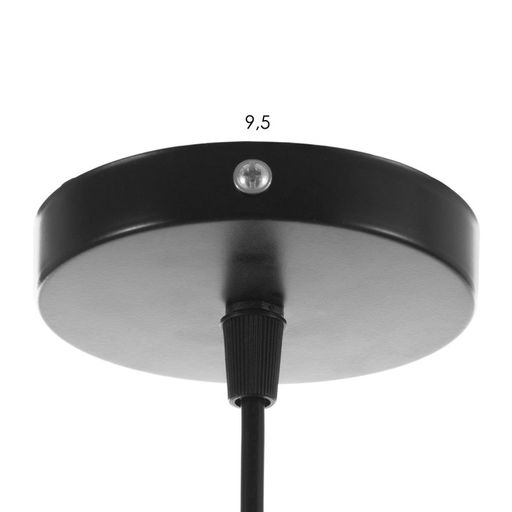 Светильник «Капля» Е27 40 Вт черный 17×17×100 см