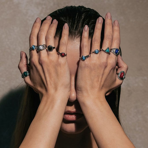 Цена за 100 шт. Кольцо Натурель Артемида, размер МИКС, цвет МИКС - Выбражулька фото 3