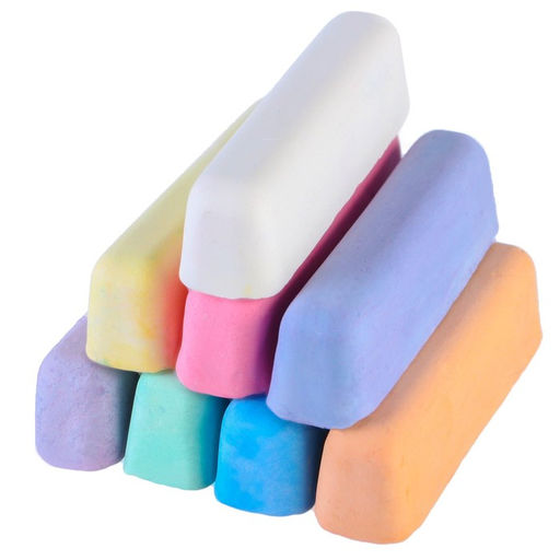 Мелки цветные, 6 цветов, 6 штук, «Смешарики»