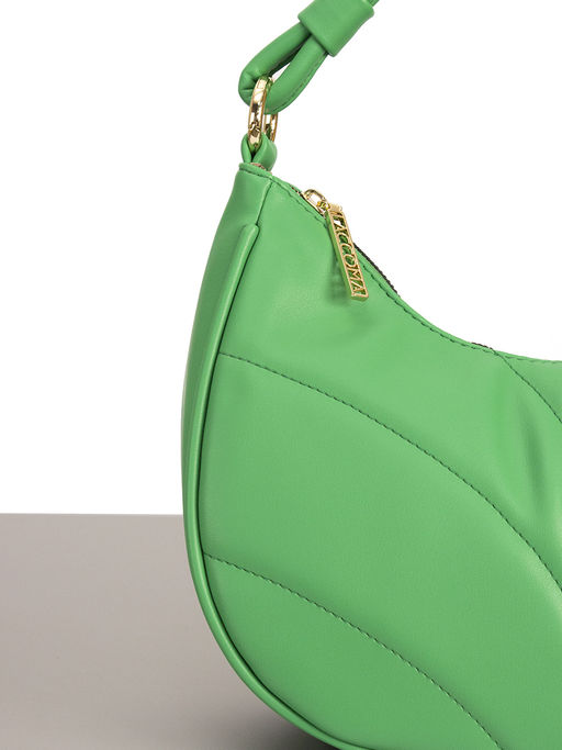 LACCOMA сумка Шерри-Ф826-зеленый эко кожа хлопок  фото 4
