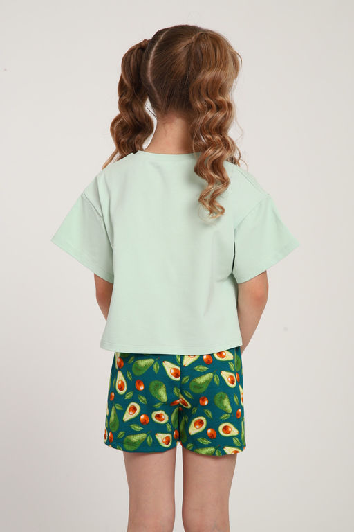 Пижама для девочки ПД-019-073 Кот Новый год