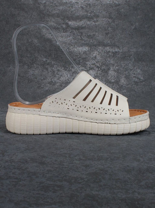 08-PED173-1 BEIGE Босоножки женские (натуральная кожа)