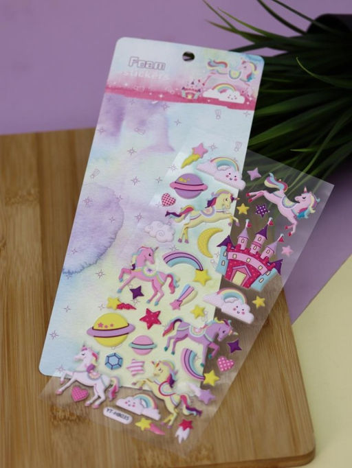 Наклейки объемные "Magic princess new" (9*22,5 см)