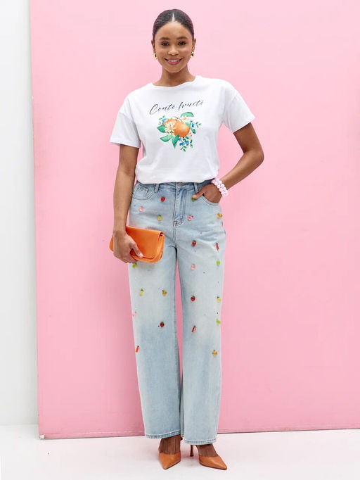 Футболка Fine Joyce P612-06-913 белая  фото 10