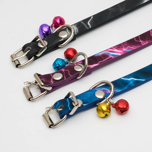 Ошейник Гроза, искусственная кожа, 31 х 1 см, микс цветов - Пижон фото 3