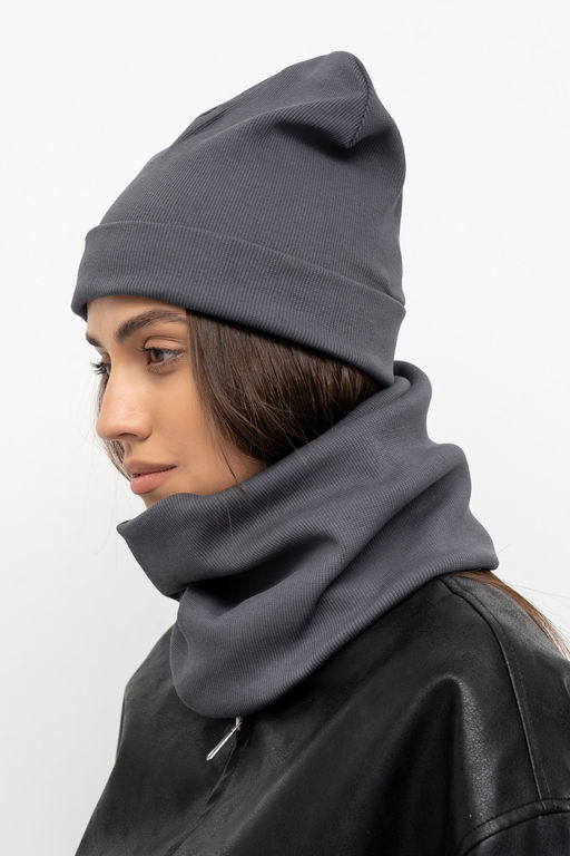 Комплект шапка+снуд