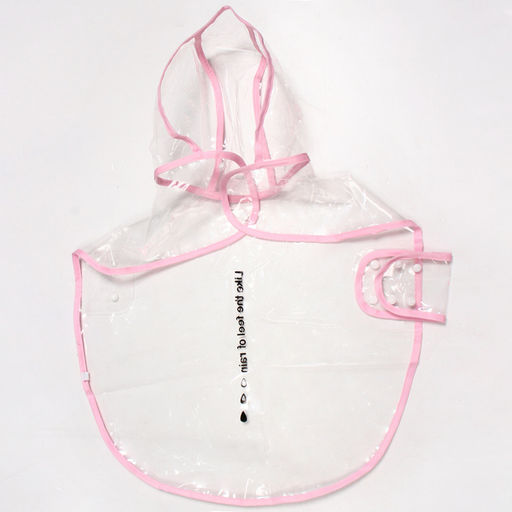 Дождевик для крупных пород собак "KOMFORT", прозрачный, р XL