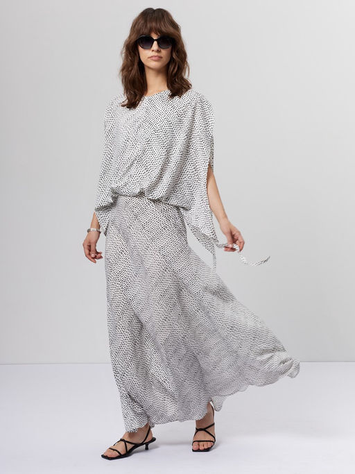 Платье женское 12621-35086 white/black
