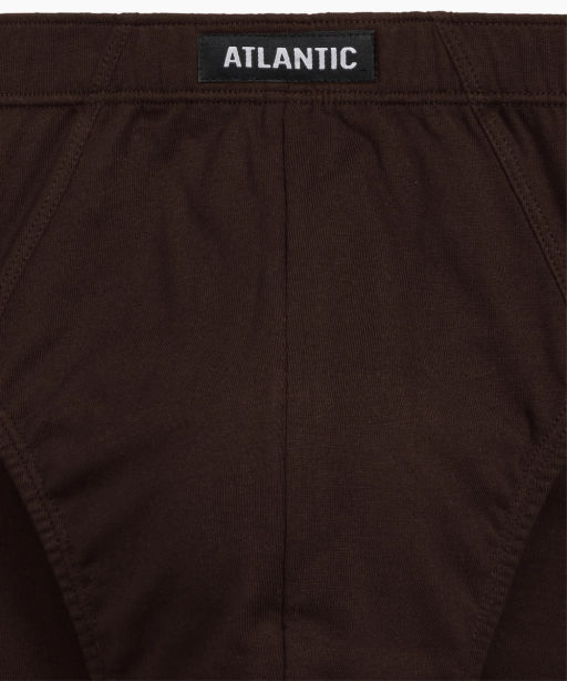 ATLANTIC 5SMP-003 Трусы классика Solid Classic - набор 5 шт. серый + графитовый + черный + изумрудный + эспрессо  фото 9