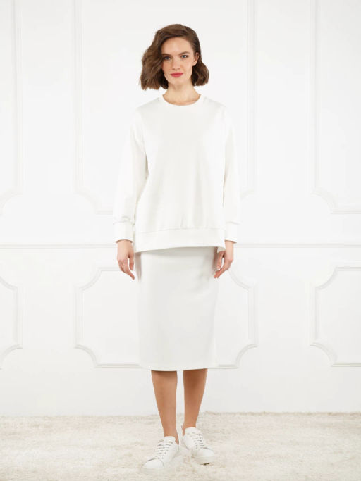 Юбка женская ZZ-WF020301-00 white - Eleganzza фото 4