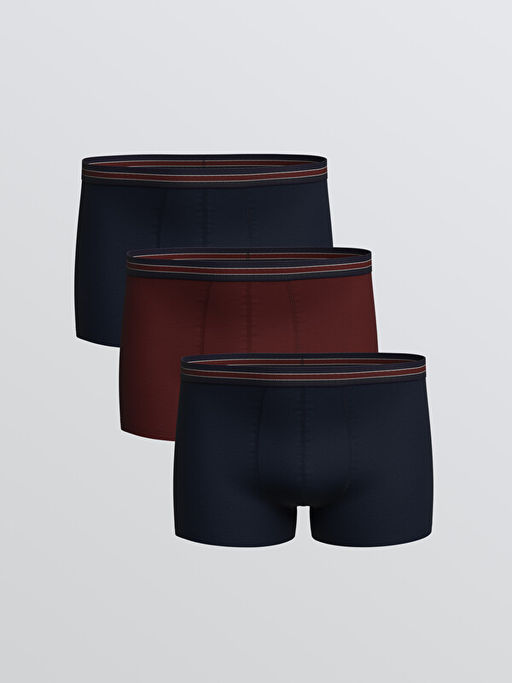 Standart Kal?p Pamuklu Esnek Erkek Boxer 3l? - Waikiki фото 2