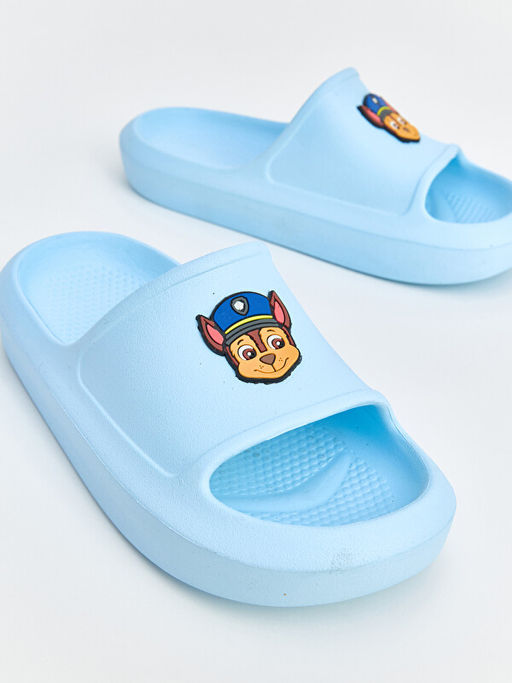 Paw Patrol Bask?l? Kal?n Tabanl? Erkek ?ocuk Terlik