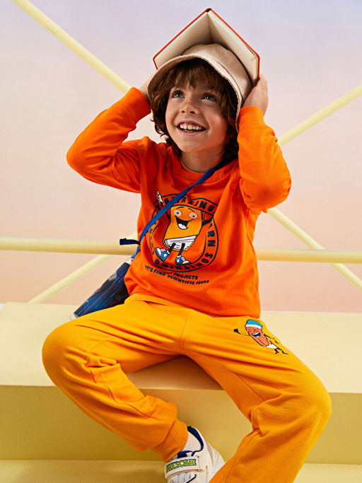 Okulun Favorisi Rengarenk Bask?l? Sweatshirt - Waikiki фото 2