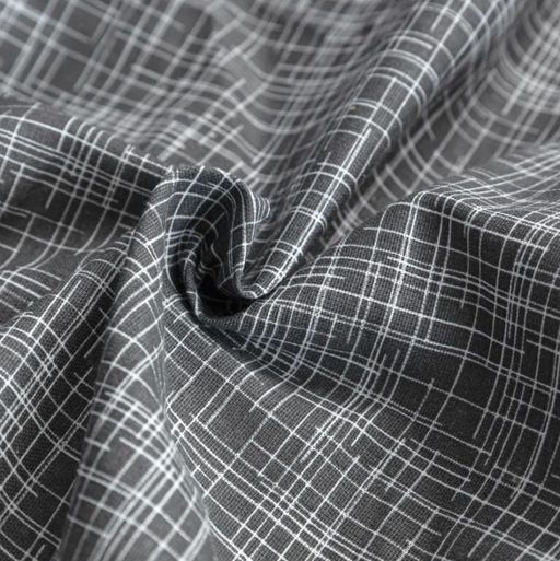 Пододеяльник 1,5-спальный, бязь Комфорт (Контур, темно-серый) - Ивановотекстиль фото 5