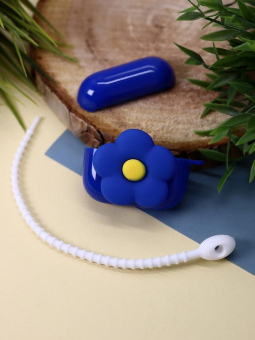 Чехол для AirPods Pro "Flower", blue