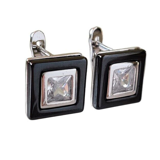 Серьги с керамикой