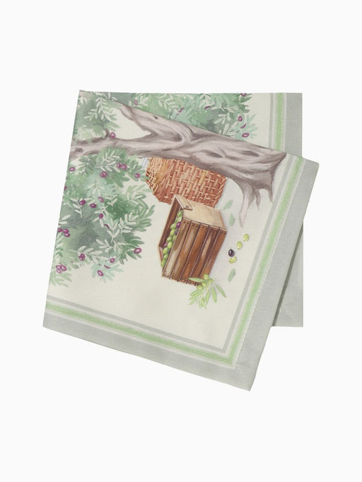 Набор кухонный Этель Olivia, скатерть 110?1453 см, салфетки 40?40 см-4 шт., 100% хлопок