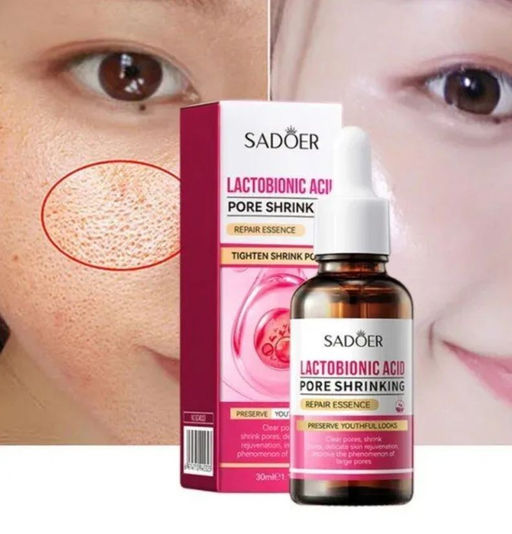 Сыворотка для сужения пор с лактобионовой кислотой SADOER Lactobionic Acid Pore Shrinking 30ml  фото 2