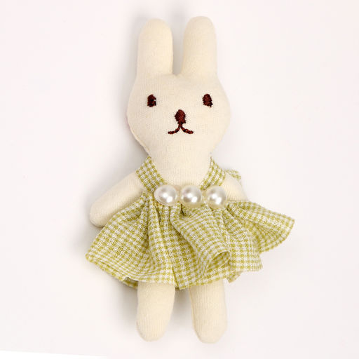 Цена за 12 шт. Мягкий магнит «Зайка», 10 см, цвет МИКС