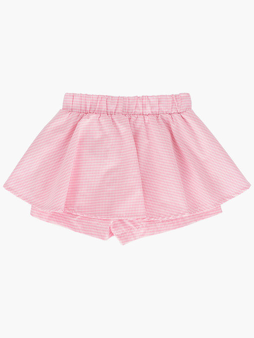 Юбка-шорты в клетку UD 7046 голубая клетка - Mini maxi фото 12