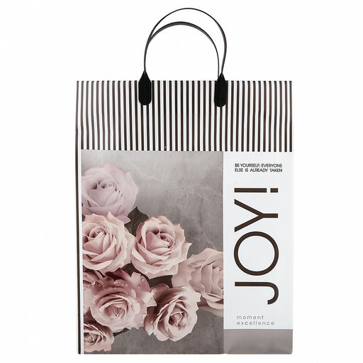 Пакет подарочный мягкий пластик с пластиковой ручкой 30х40см Момент, 150 мкм, ламинированный (Россия) - Домашняя мода фото 3