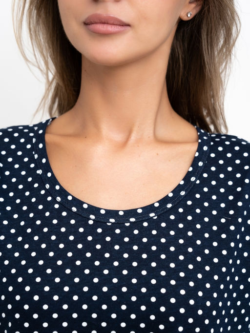 Туника хлопок 100%,синяя