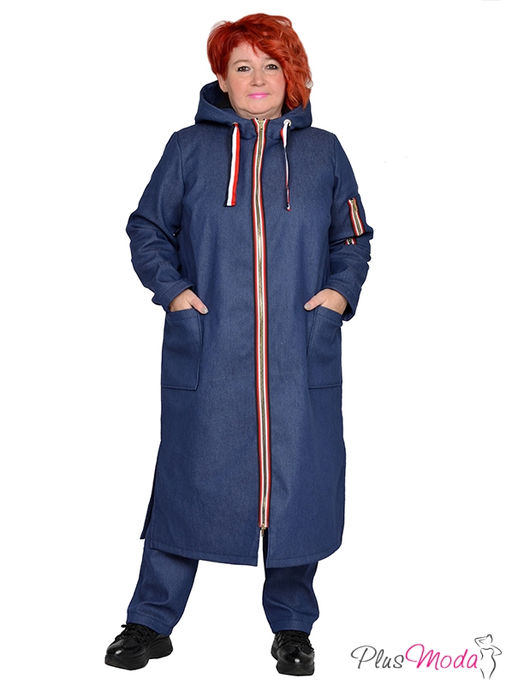 Пальто Модель №1771 размеры 44-84 - Plusmoda фото 6