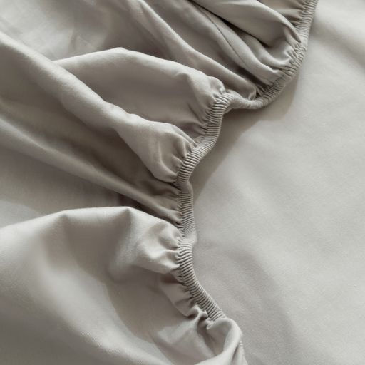 Простынь на резинке Однотонный Сатин Элитный 100% египетский хлопок RROCE004 180*200*30